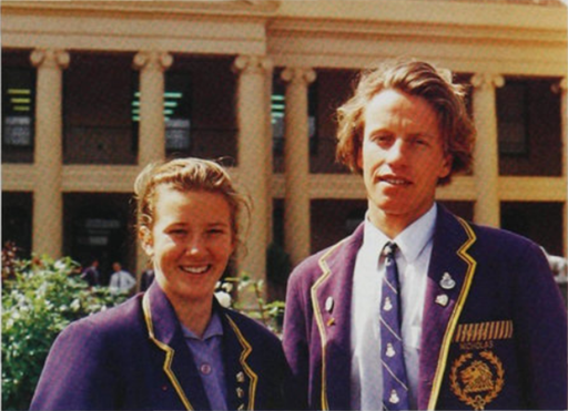 1993 School Captains, Sarah Purdey and Andrew Quayle