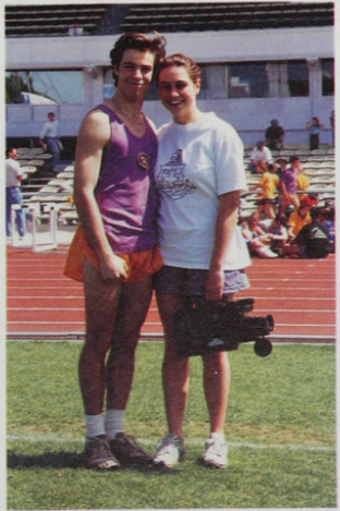 Lucas Docking and Amy Cohn at the APS Athletic 1993