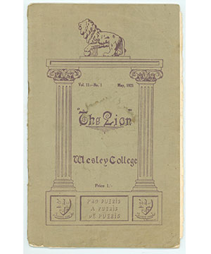 Cover of the first Lion publication