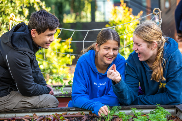 Gardening at Clunes